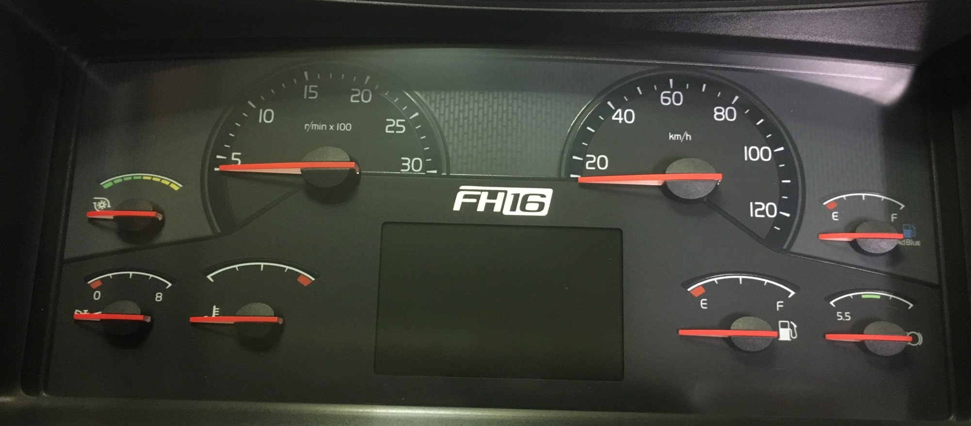 Volvo FH instrument cluster